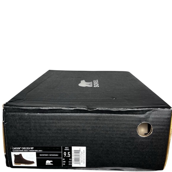 Sorel Men’s Carson Brown Waterproof Chelsea Boot NWT Size 9.5 - Picture 11 of 11